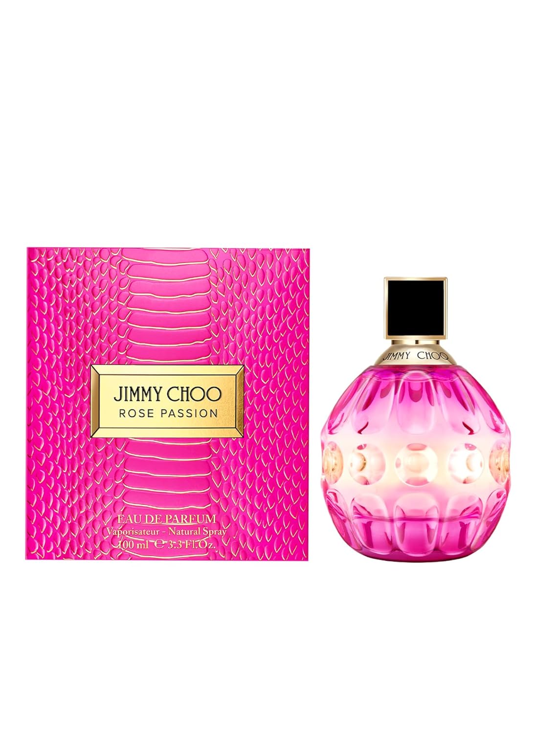 Jimmy Choo - Rose Passion Eau De Parfum - Women'S Perfume - Floral & Woody - With Notes Of Coconut Water, Orchid & Vanilla - 3.3 Fl Oz : Beauty & Personal Care