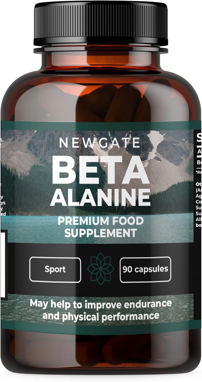 Beta Alanine 500Mg For Men And Women - 90 Capsules - Preworkout Nutritional Supplement - Energy & Muscle – Halal - Made In The Uk