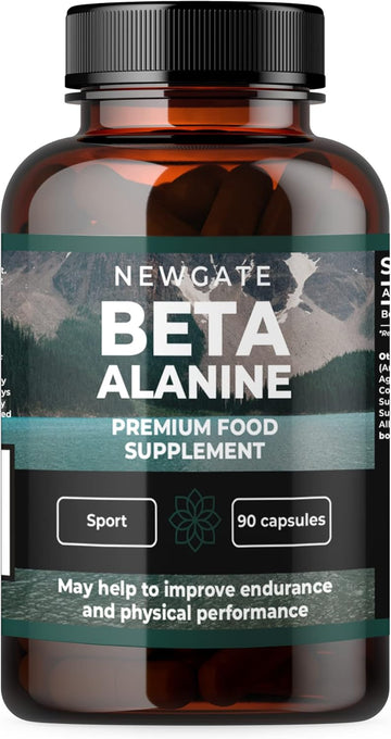 Beta Alanine 500Mg For Men And Women - 90 Capsules - Preworkout Nutritional Supplement - Energy & Muscle – Halal - Made In The Uk