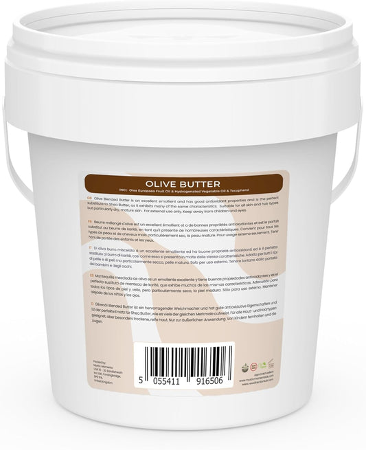 Mystic Moments | Olive Blended Butter 1Kg - 100% Natural Cosmetic Butters Vegan GMO Free