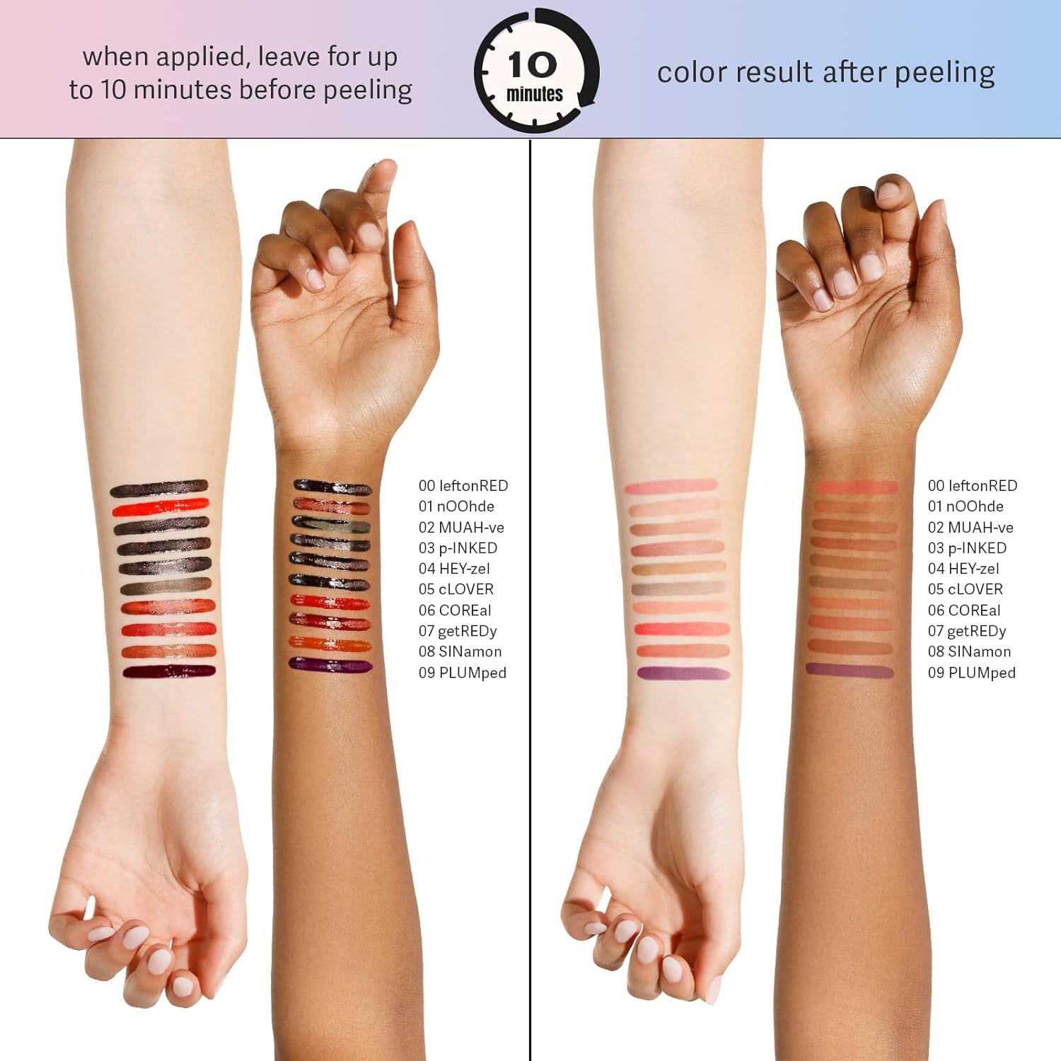 Sacheu Lip Liner STAY-N Peel Off Lip Stain — Long Lasting Matte Lip Tattoo Transfer Proof Lipstain Infused with Hyaluronic Acid & Vitamin E for All Skin Types — Vegan & Cruelty-Free, Deep Bundle : Amazon.co.uk: Beauty