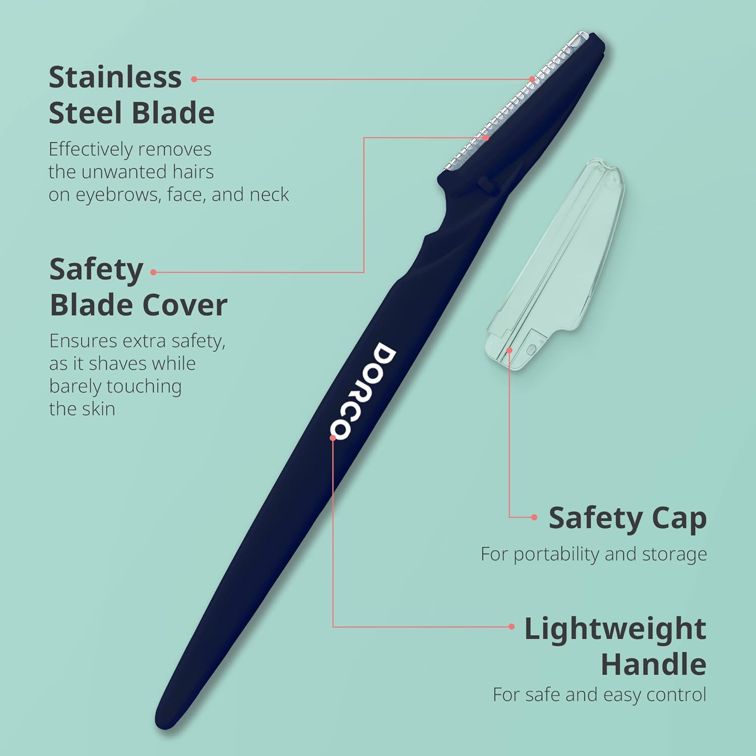 Tinkle Dorco Beauty & Grooming Bundle - Tinkle Dermaplaning Tool & Line-Up Razor, Complete Facial Hair Management Kit (15 Blades) : Beauty & Personal Care