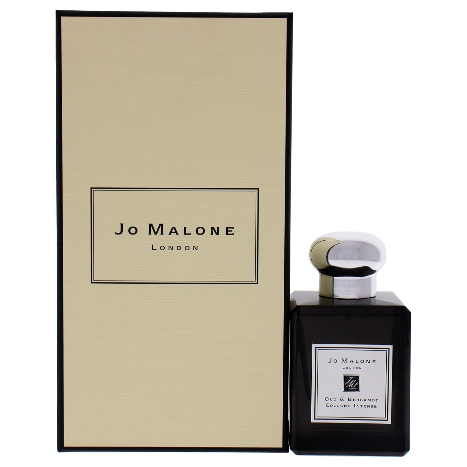 Jo Malone Oud And Bergamot Intense For Unisex, 1.7 Ounce, Black