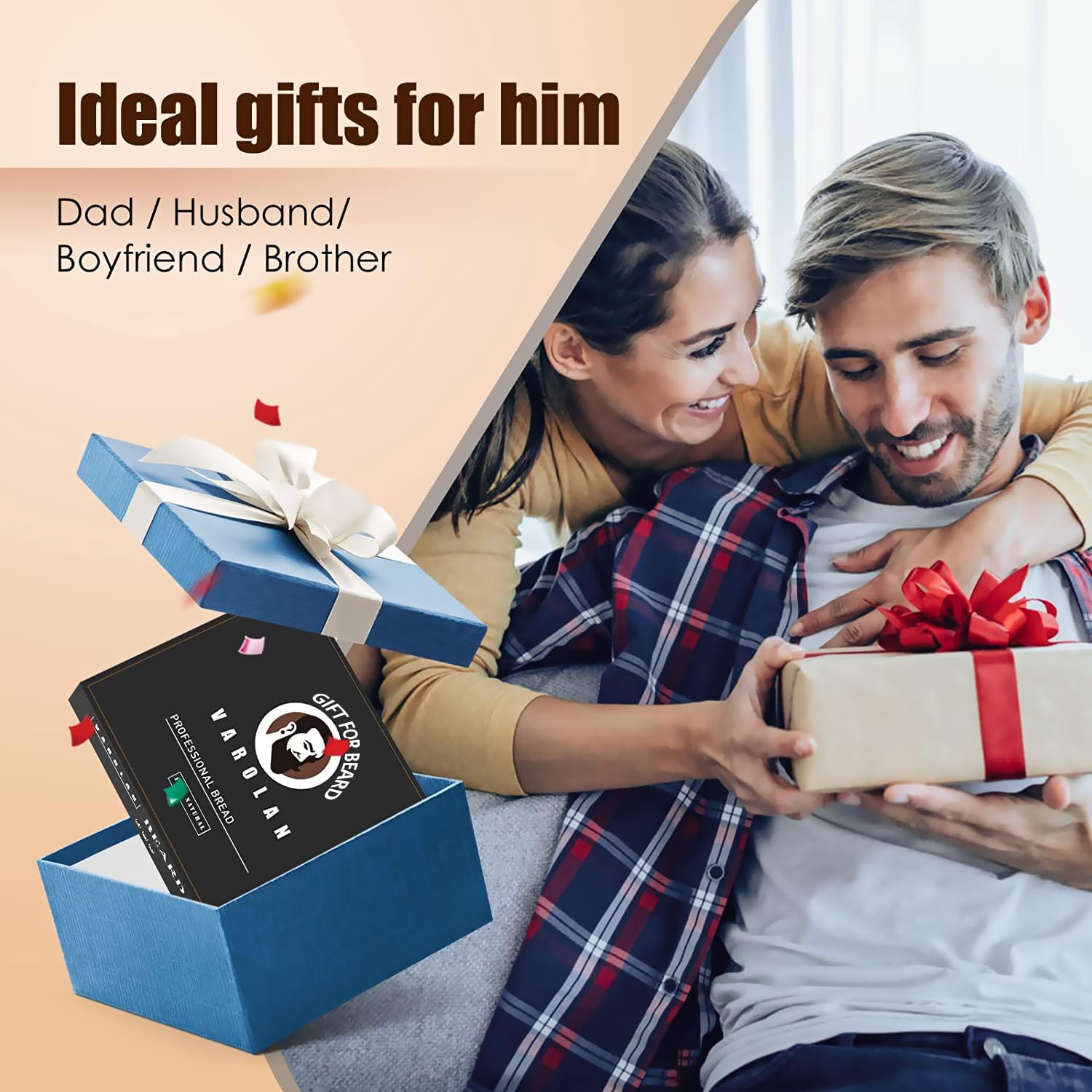 Birthday Gifts For Men, Mens Gifts, Unique Beard Care Kit For Men Best Friends Male Dad Brother Husband Fiance Him Boyfriend Coworker, Gift Ideas Gifts For Him