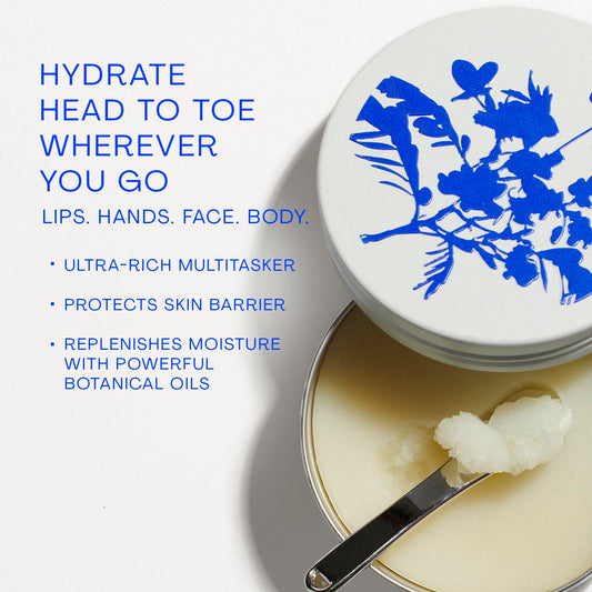 Outset Botanical Barrier Rescue Balm - Gentle Fragrance Free - Lip, Face + Body Repair Salve For Dry, Irritated Skin - Clean, Vegan, Gluten Free - All Skin Types, Sensitive - 1.5 Fl Oz