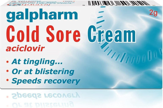 Galpharm Cold Sore Cream 2G X 3 Packs