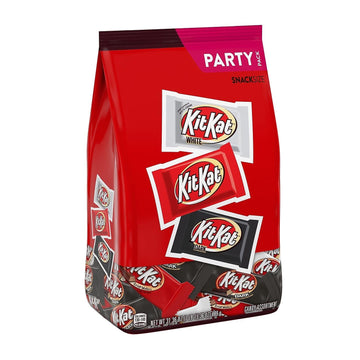 Kit Kat Assorted Flavored Wafer Snack Size, Candy Party Pack, 31.36 Oz