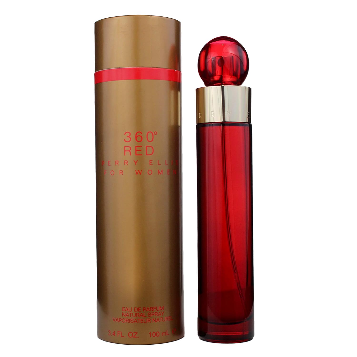 Perry Ellis 360 Red For Women, 3.4 Fl Oz Edp