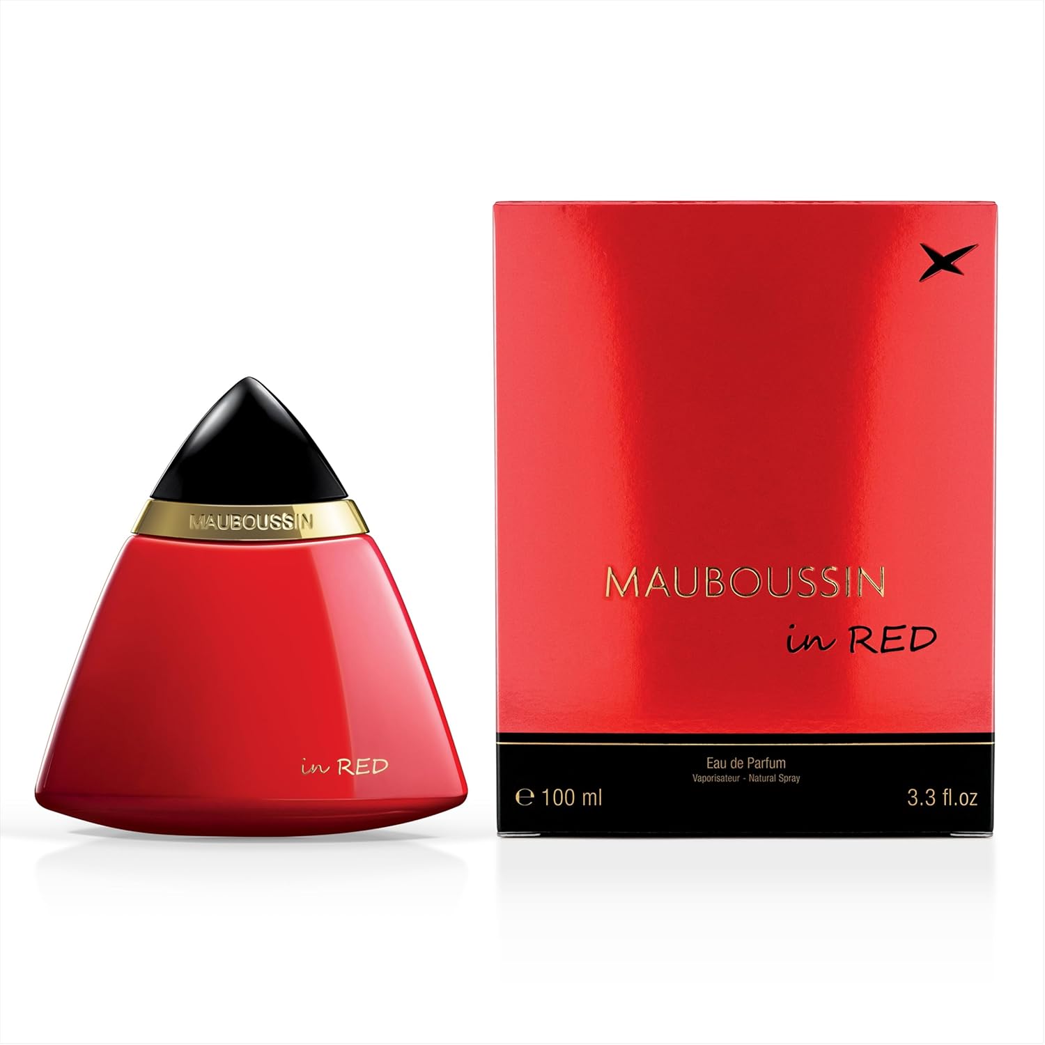 Mauboussin - In Red 100Ml (3.3 Fl Oz) - Eau De Parfum For Women - Oriental, Floral & Woody Scents