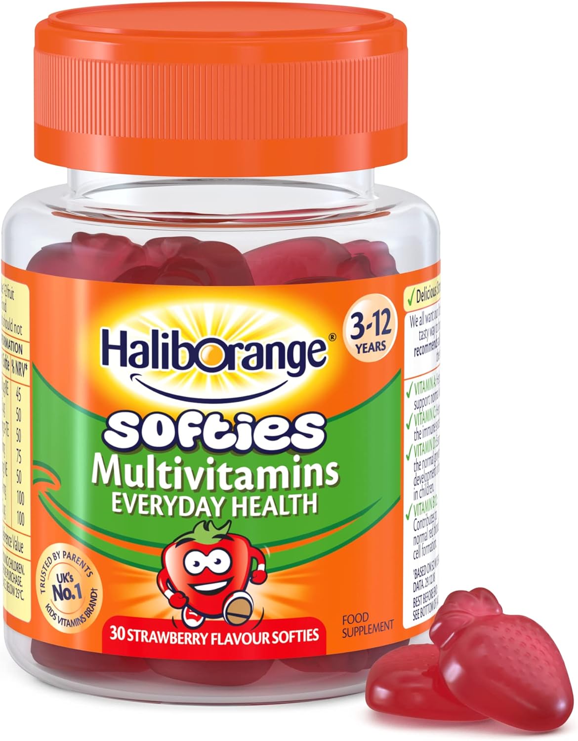 Haliborange Kids Multivitamins Strawberry Capsule Softies, 30 each : Amazon.co.uk: Health & Personal Care