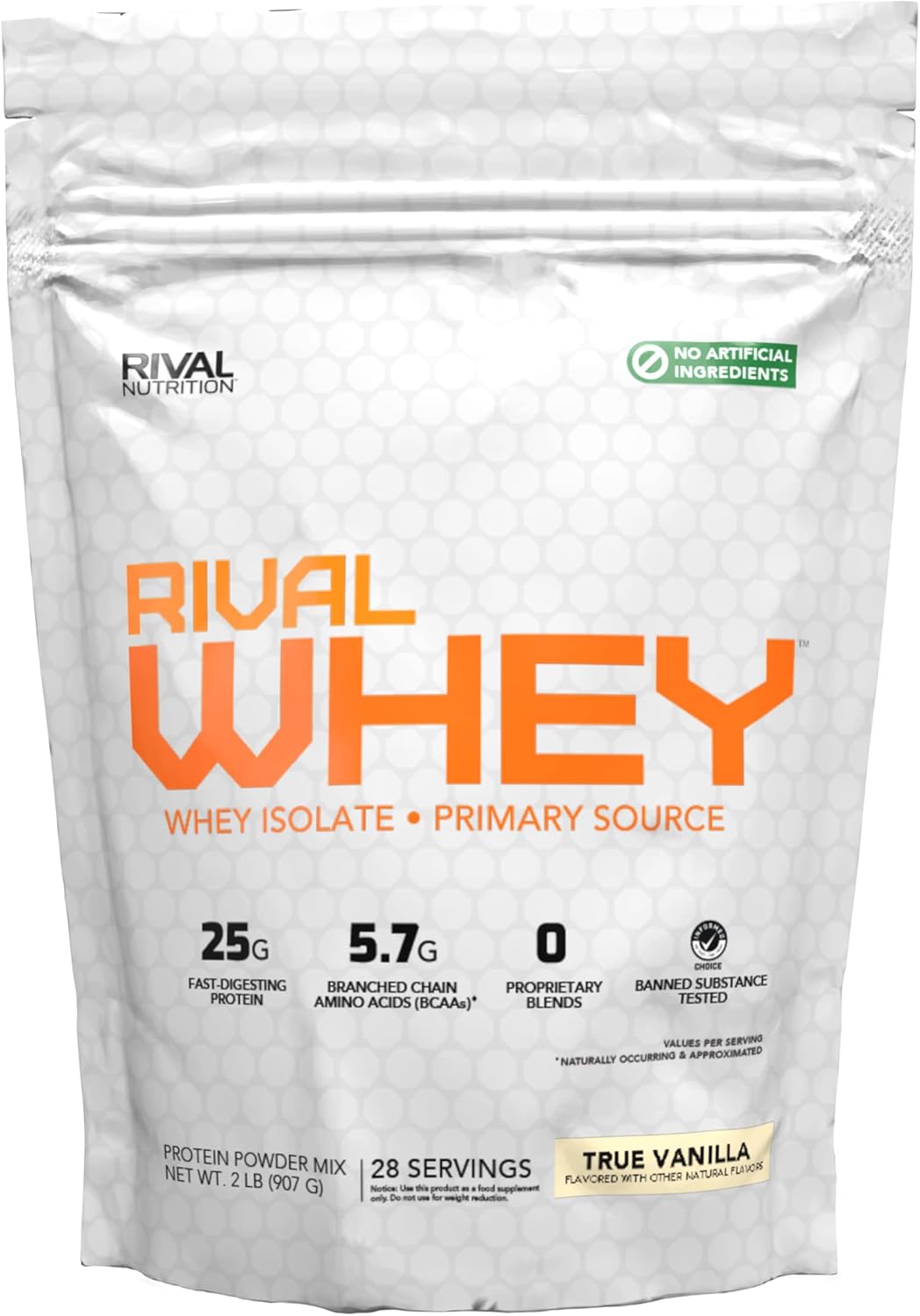 Naturally Flavored Rival Whey - True Vanilla 2Lb