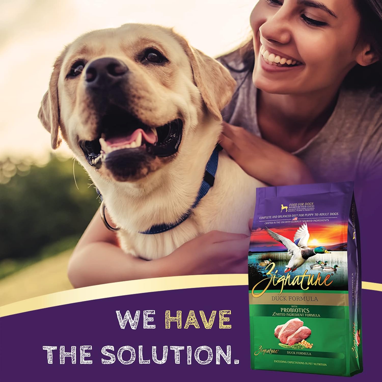 Zignature Dog Food, Duck, 25 Pounds : Pet Supplies