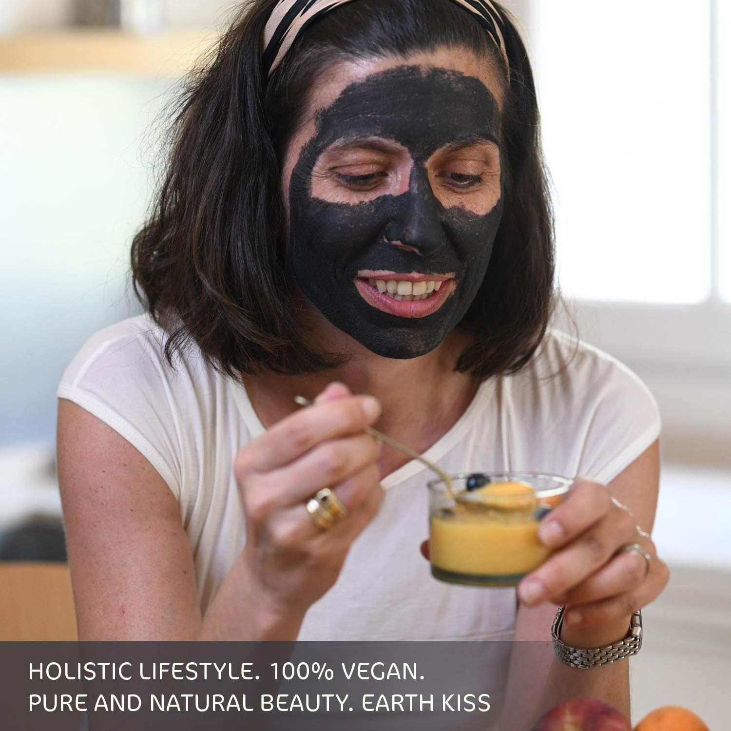 Earth Kiss Black Clay & Tangerine Detoxifying Clay Peel-Off : Amazon.co.uk: Beauty