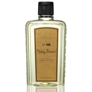 C.O. Bigelow Bay Rum Hair And Body Wash For Men, No. 1400, 10 Fl Oz. Mens Body Wash And Shampoo With Citrus And Spice Scent, Cruelty Free