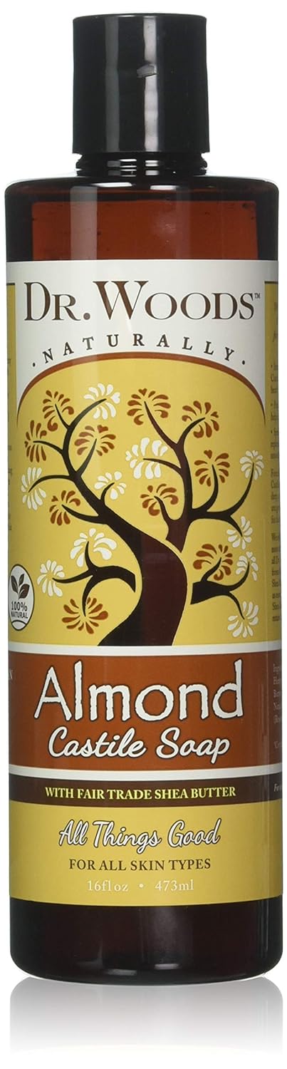 Dr. Woods Almond Castile Soap Shea Butter 16 Ounce