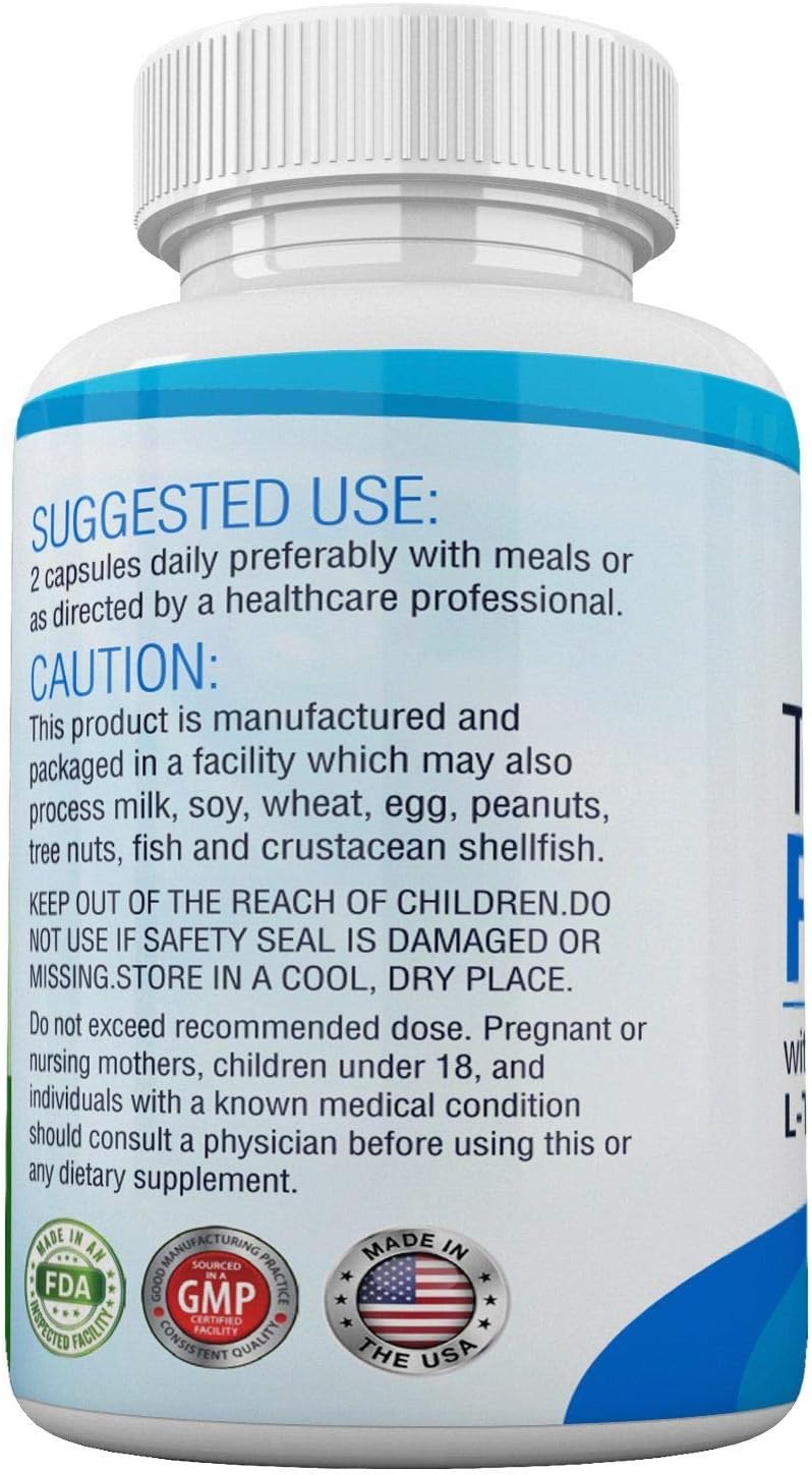 Thyroid Support Complex Supplement: All Natural Glandular System: Better Focus, Concentration, Ps Hormone Balance Energy Boost - 60 Veggie Vitamin Capsules