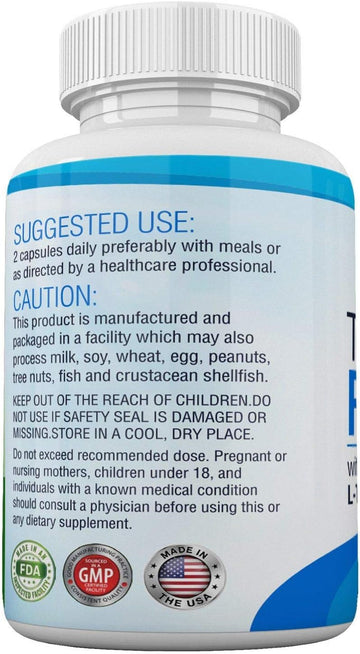 Thyroid Support Complex Supplement: All Natural Glandular System: Better Focus, Concentration, Ps Hormone Balance Energy Boost - 60 Veggie Vitamin Capsules