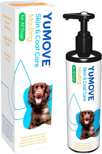 YuMOVE Skin & Coat Care Moulting for Adult Dogs | Previously YuDERM Moulting Dog | Coat and Skin Supplement for Dogs with Dry or Dull Coats | 500ml | Packaging may vary :Pet Supplies