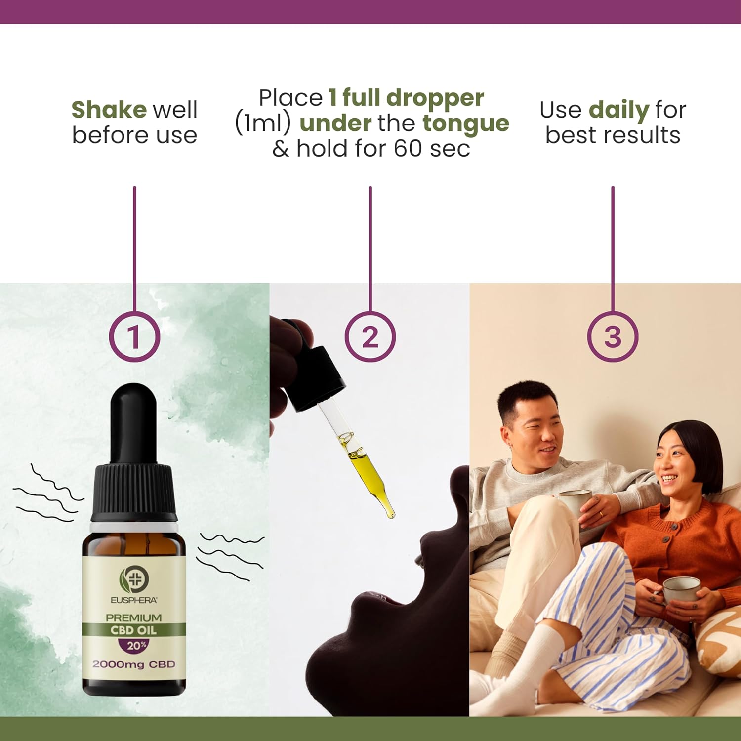 CBD Oil 10% with Turmeric & Ginger - 1000mg Cannabidiol Oil Drops Anti Inflammatory Joint & Muscle Relaxation - High Strength Natural Hemp Oil - Eusphera CBD Oil - 10ml : Amazon.co.uk: Health & Personal Care