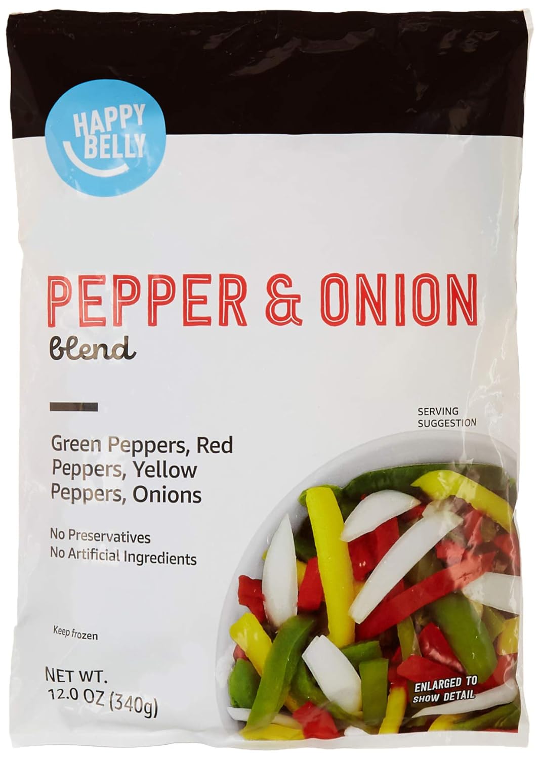 Amazon Brand - Happy Belly Pepper & Onion Blend, 12 Ounce (Pack Of 1)