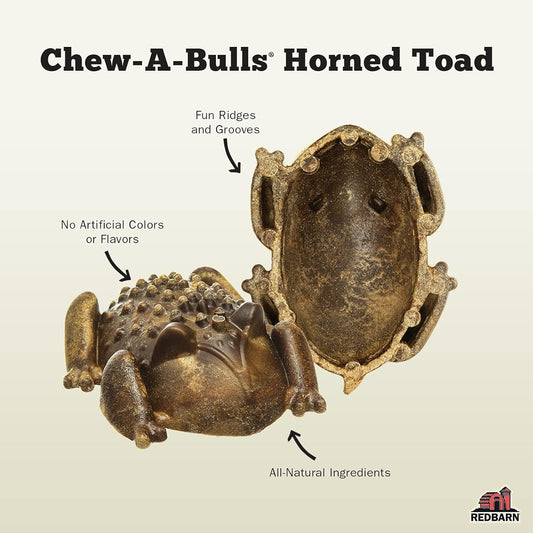 Redbarn Chew-A-Bulls (Size: Large | Shape: Toad | 6-Count (Pack Of 1))