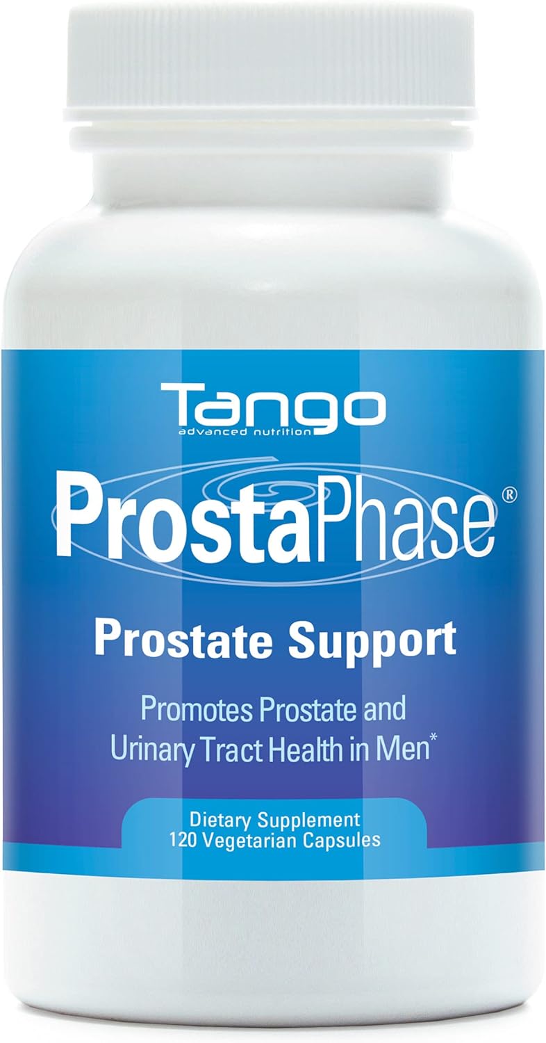 ProstaPhase Natural Herbal Prostate Support Supplement for Prostate and Urinary Tract Health (120 Vegetarian Capsules)