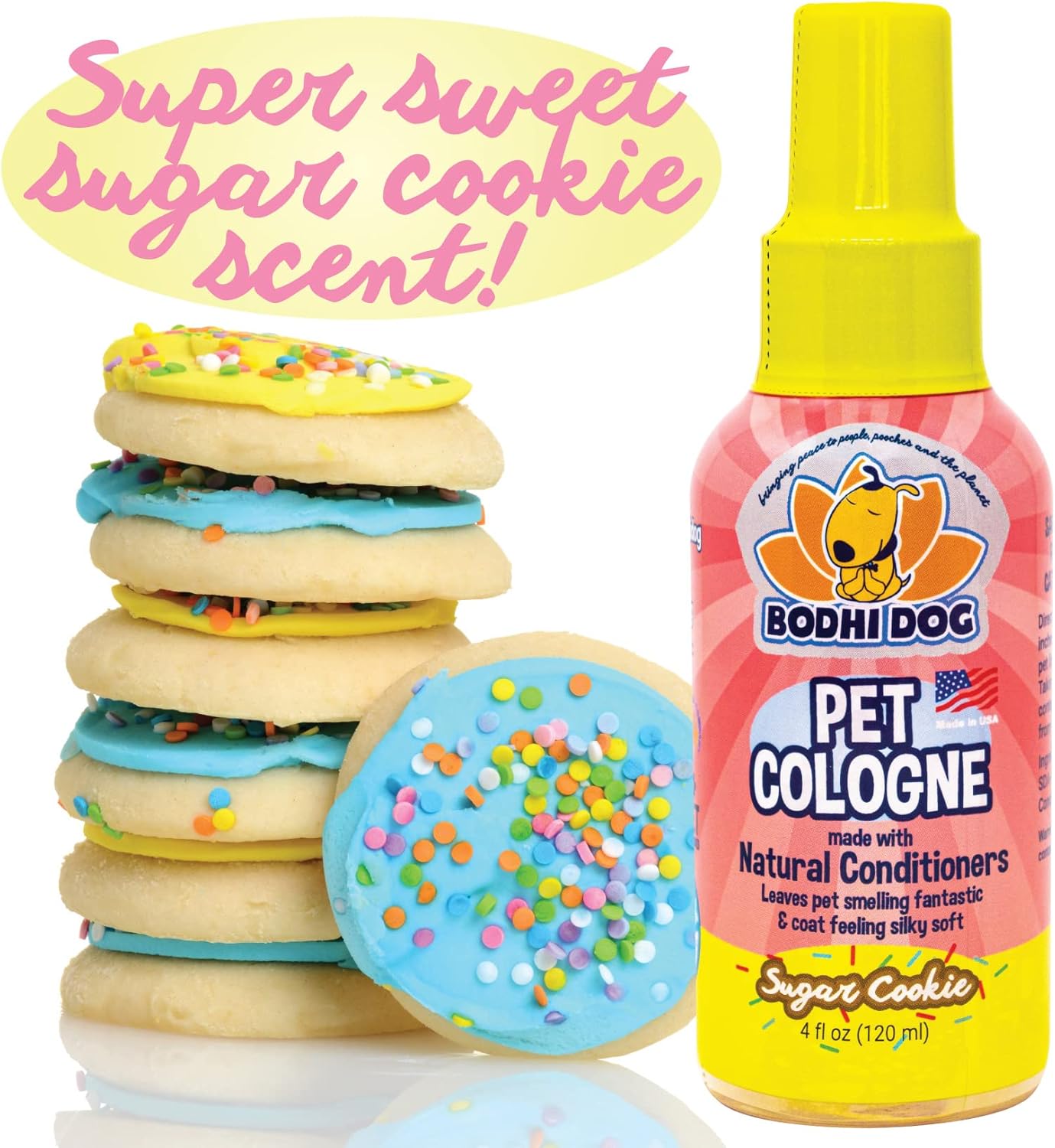 Bodhi Dog Baby Powder Cologne 4oz + Sugar Cookie Cologne 4oz + Lilac Cologne 4oz Bundle