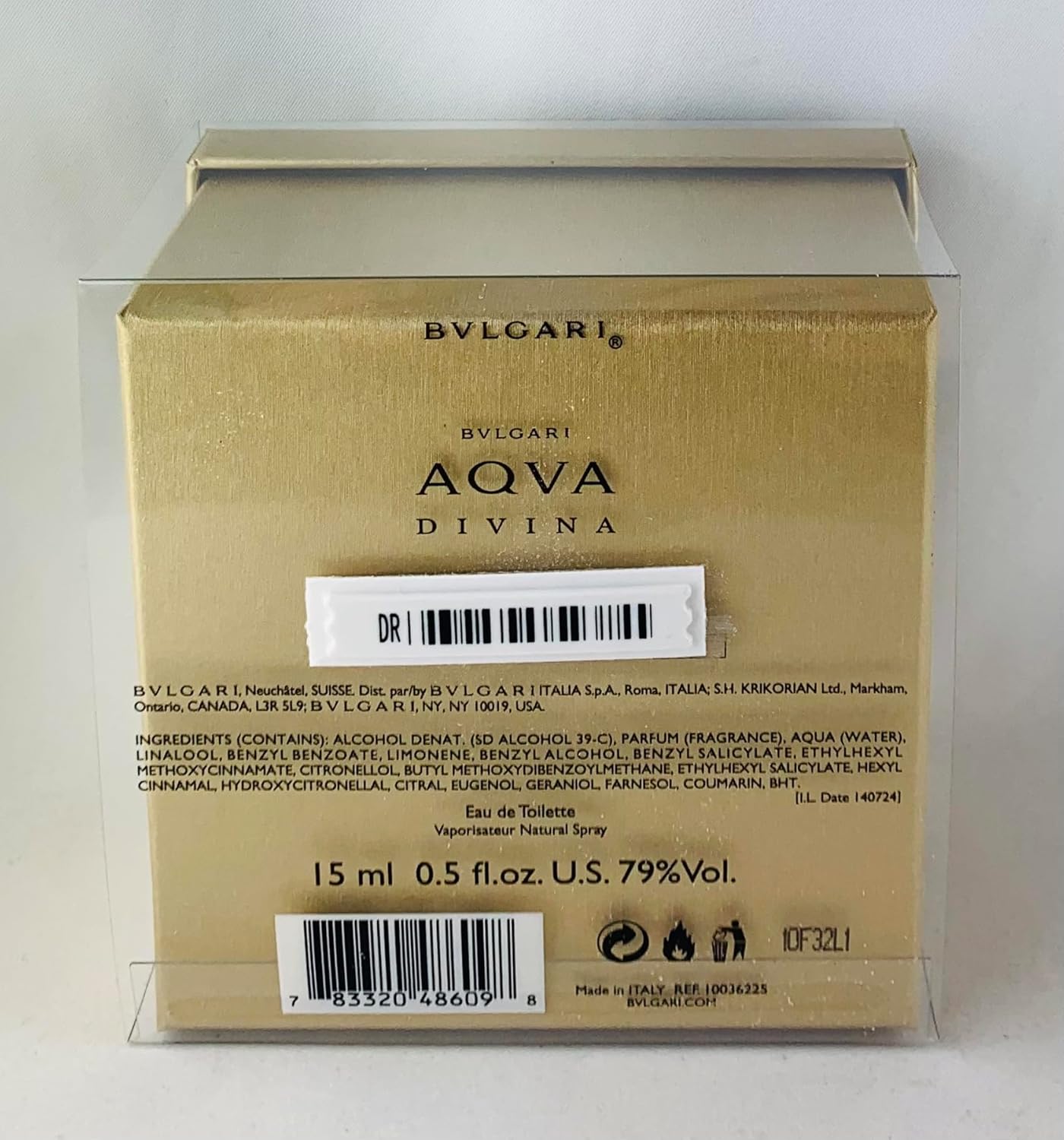 Bvlgari Aqva Divina Eau De Toilette 15 Ml