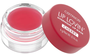 Catrice | Lip Lovin’ Overnight Lip Mask | Hydrating, Creamy Texture With Shea Butter & Vitamin E | Glossy Repair Treatment | Vegan & Cruelty Free (020 | Cherry Pop)