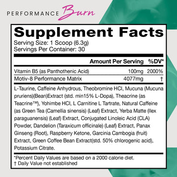 Motiv-8 Pre-Workout Performance, Sugar Free Pre-Workout, Boost Energy And Focus, Improve Workouts, Enhances Mood (30 Servings, Orange Burst)