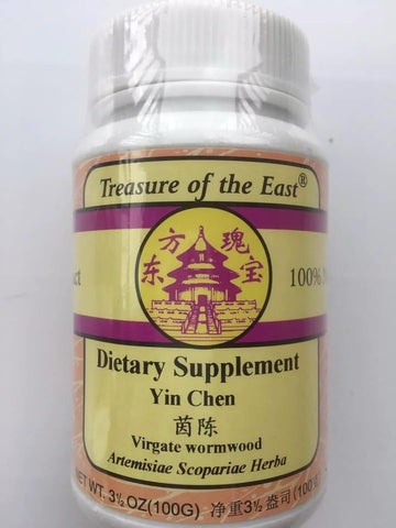 Treasure of The East, Virgate Wormwood Herb - Yin Chen (5:1 Concentrated Herbal Extract Granules, 100g) : Health & Household