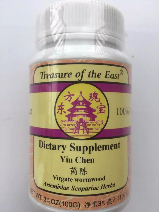 Treasure of The East, Virgate Wormwood Herb - Yin Chen (5:1 Concentrated Herbal Extract Granules, 100g) : Health & Household
