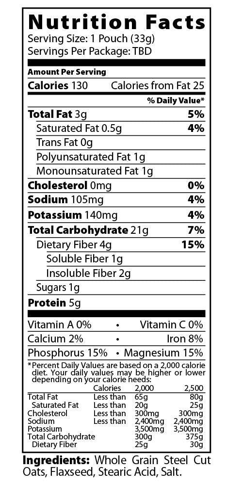 Post Better Oats Steel Cut Instant Oatmeal, whole grain, with Flax Seeds, Original flavor, 11.6 Ounce