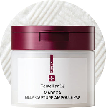 Centellian 24 Madeca Mela Capture Ampoule Pad (Evening, 5.58Fl Oz / 60 Pcs) - Highly Concentrated Ampoule Pads For Tone Correcting, Vegan, Korean Skin Care. Niacinamide, Teca, Madecassic Acid