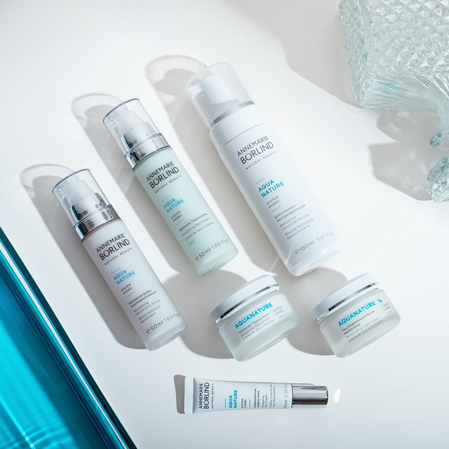 Annemarie Börlind - Aquanature Rehydrating Night Cream - Papyrus And Glasswort Extracts For Lasting Hydration - Nourishes, Regenerates, Rehydrates - 1.69 Fl Oz : Beauty & Personal Care