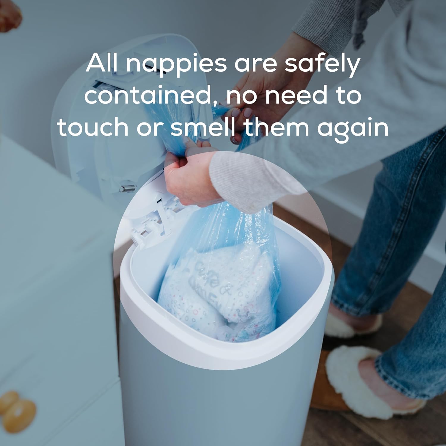 Angelcare Octagonal Refill, 8 Pack, for Classic XL Nappy Bin : Amazon.co.uk: Baby Products