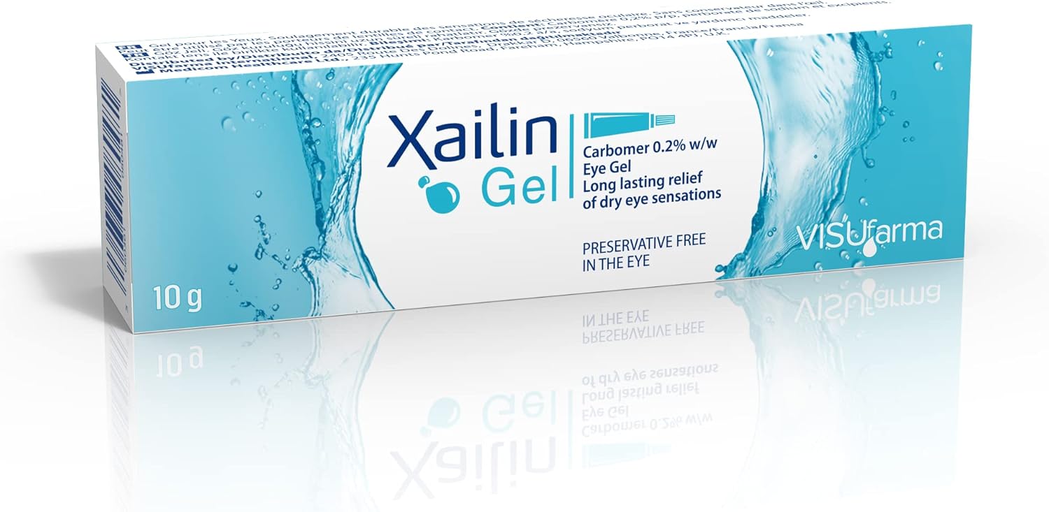 Xailin Gel - Dry Eye Lubricant 10 Grammes X3 Pack