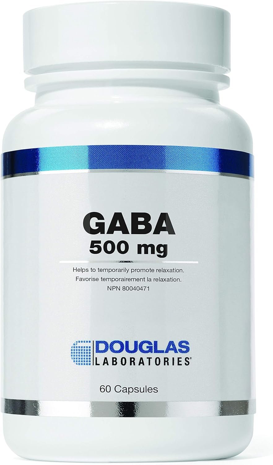 Douglas Laboratories Gaba 500 Mg. | Amino Acid Support For Brain Neurotransmitters, Sleep Cycles, And Body Temperature | 60 Capsules
