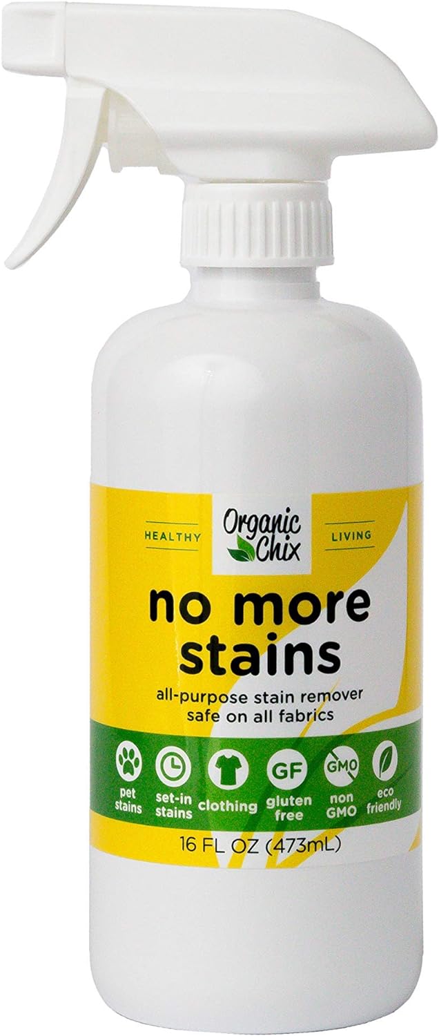 No More Stains, Natural Stain Remover, Non-toxic 32 ounce Refill Pouch and empty spray bottle : Health & Household