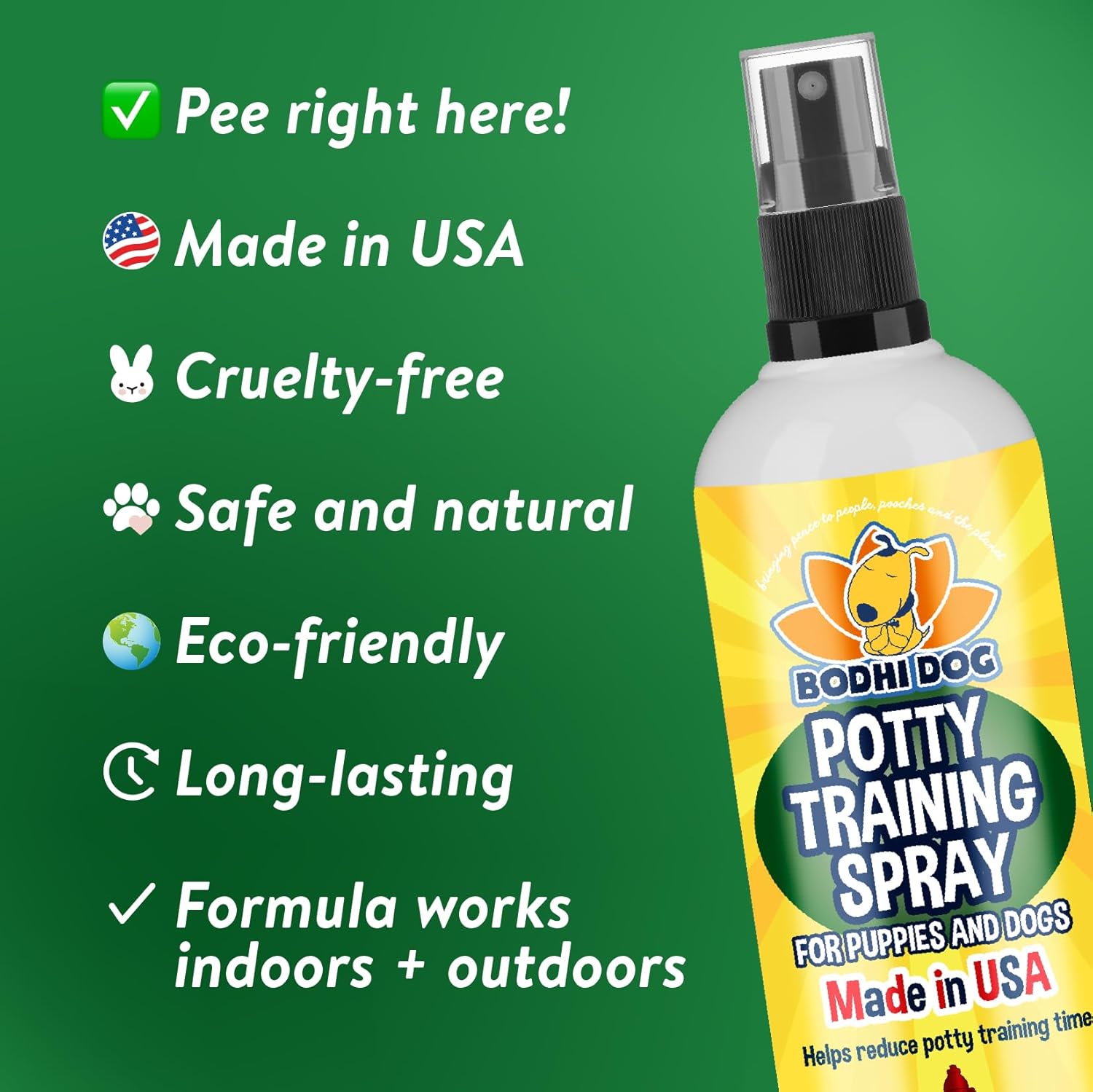 Bodhi Dog Not Here Spray 32oz + Potty Training Spray 8oz Bundle : Bodhi Dog : Pet Supplies