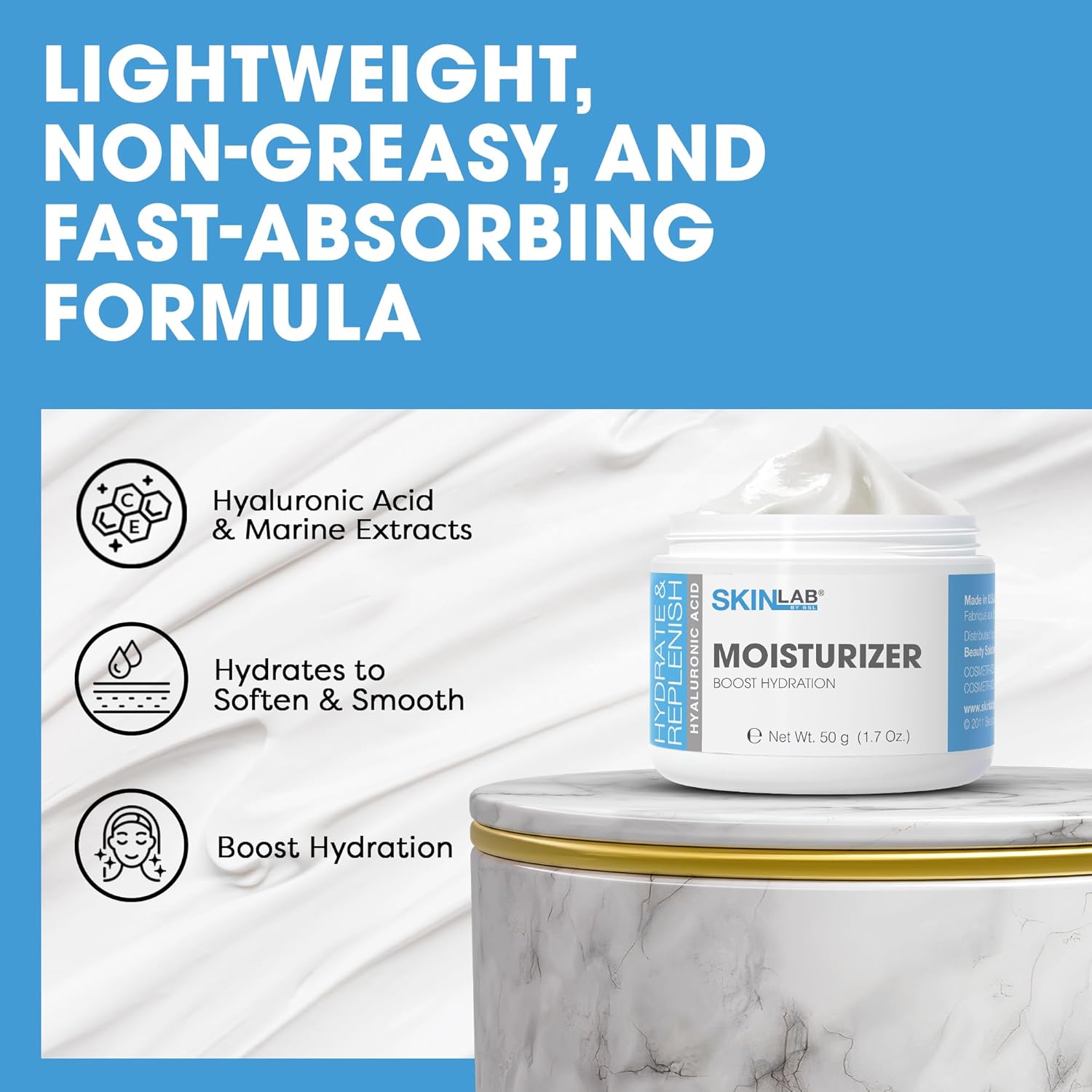 Skin Lab By Bsl Hydrate & Replenish Hydra Moisturizer 1.7 Oz : Beauty & Personal Care