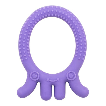 Dr. Brown'S Flexees Friends Silicone Teether, Purple Octopus