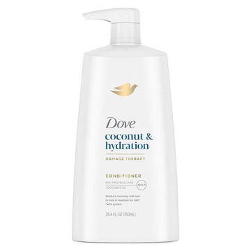 Dove Ultra Care Coconut & Hydration Conditioner For Dry Hair With Jojoba And Sweet Almond Oils, 25.4 Oz