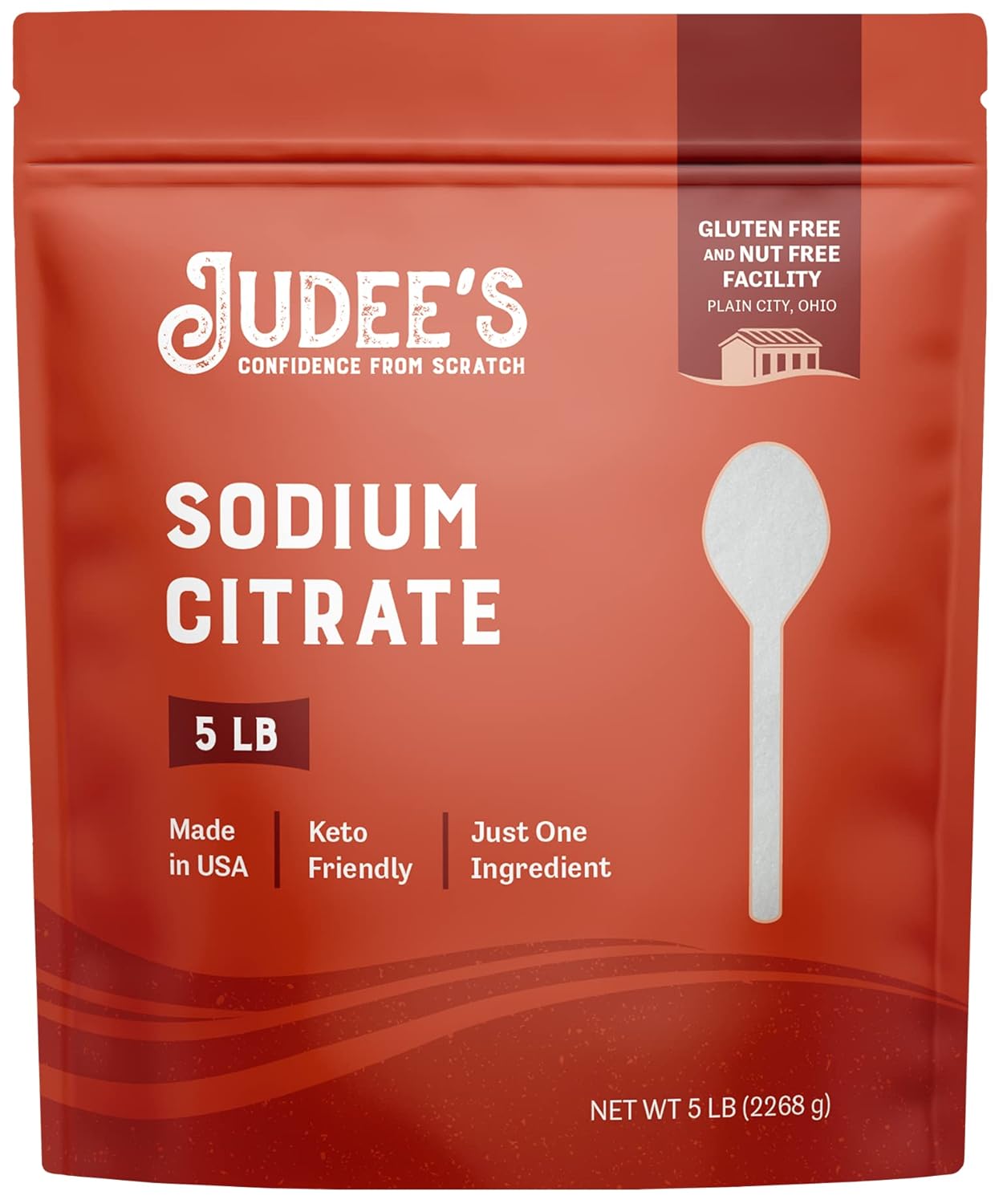 Judee’s Bulk Sodium Citrate 45 lb (5lb Pack of 9) - 100% Non-GMO, Keto-Friendly - Gluten-Free and Nut-Free - Food Grade - Great for Molecular Gastronomy Cooking - Emulsifier for Cheese Sauce