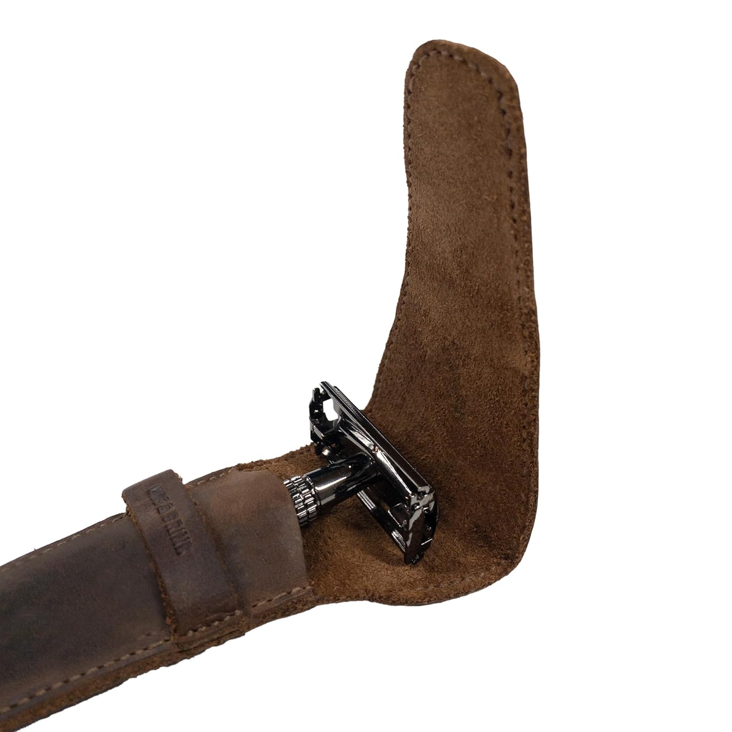 Hide & Drink, Leather Safety Razor Case, Shaving Accessories, Personal Care Essentials, Handmade Includes 101 Year Warranty (Dark Jade) : Beauty & Personal Care