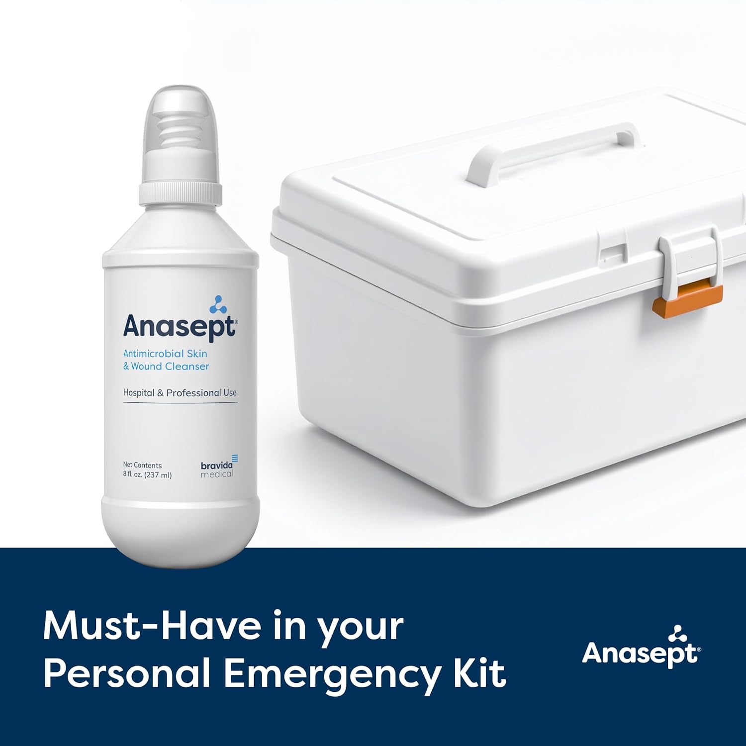 Anasept-Antimicrobial Skin And Wound Cleanser, 4 Oz Bottle With Finger Pump Sprayer : Health & Household