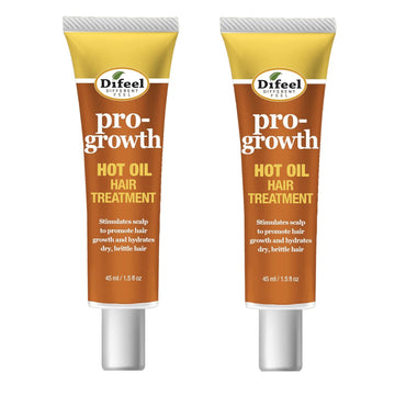 Difeel Hot Oil Pro-Growth Hair Treatment 1.5 Oz. (Pack Of 2)