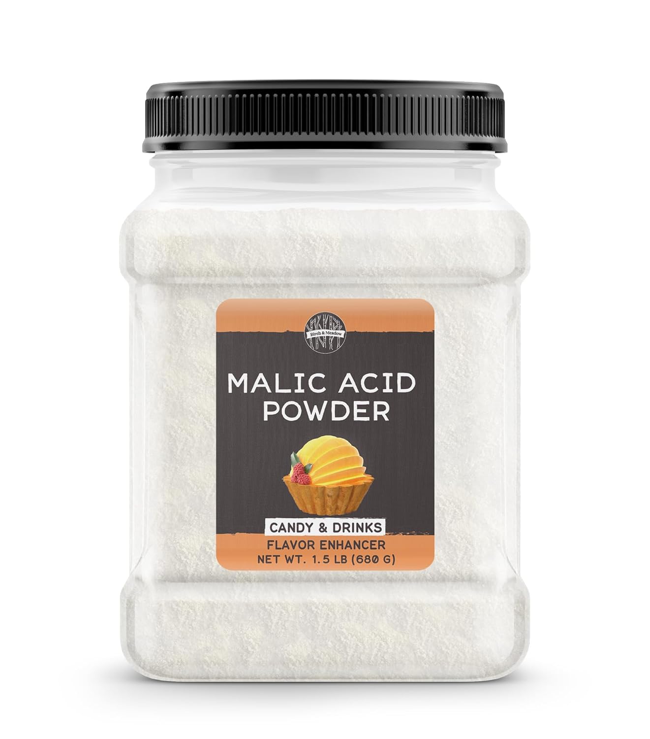 Birch & Meadow Malic Acid Powder, 1.5 Lb, Flavor Enhancer, Sour Candies