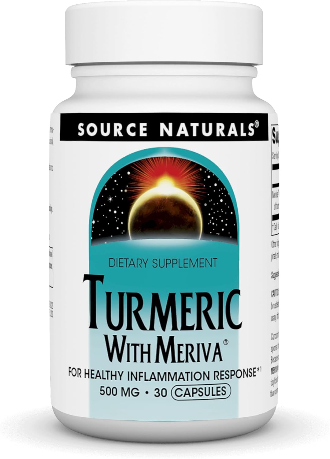 Source Naturals Turmeric With Meriva For Healthy Inflammatory Response* - 500Mg, 30 Capsules