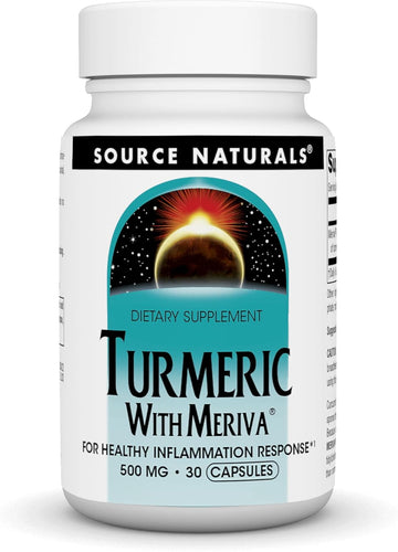 Source Naturals Turmeric With Meriva For Healthy Inflammatory Response* - 500Mg, 30 Capsules